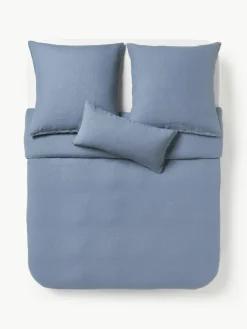 Gewassen linnen dekbedovertrek Airy^Westwing Collection Best