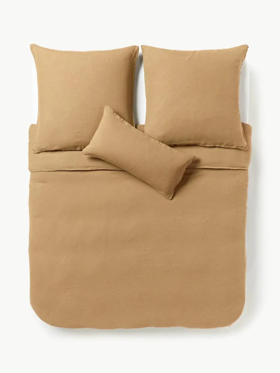 Gewassen linnen dekbedovertrek Airy^Westwing Collection Clearance