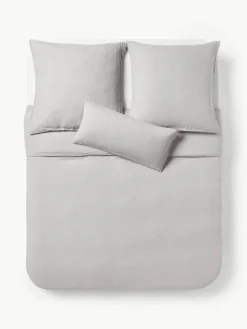 Gewassen linnen dekbedovertrek Airy^Westwing Collection Outlet