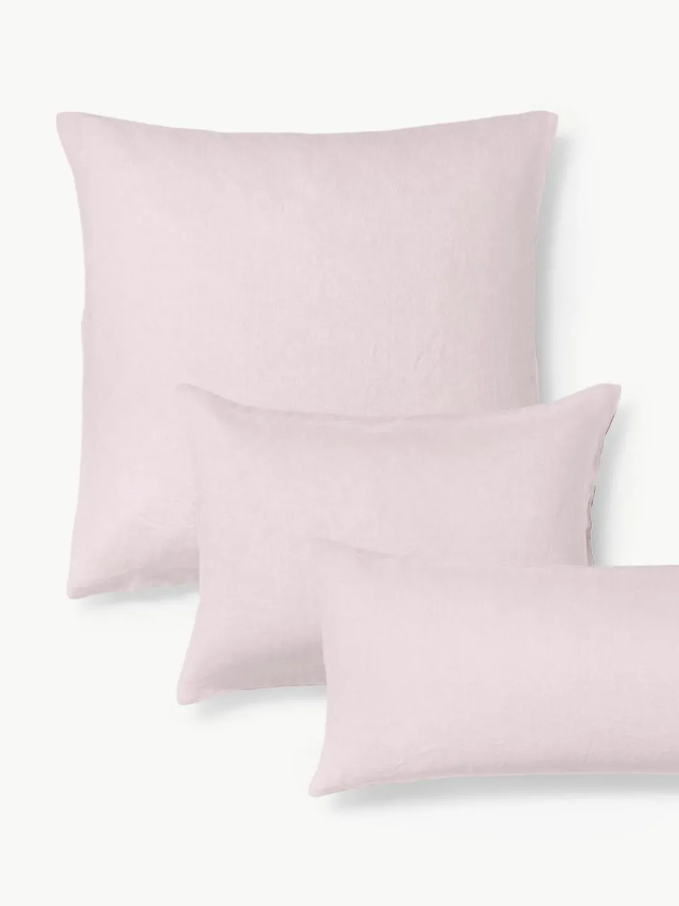 Gewassen linnen kussenhoes Airy^Westwing Collection New