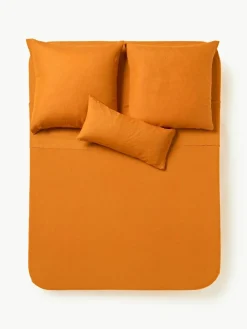 Gewassen linnen laken Airy^Westwing Collection Sale