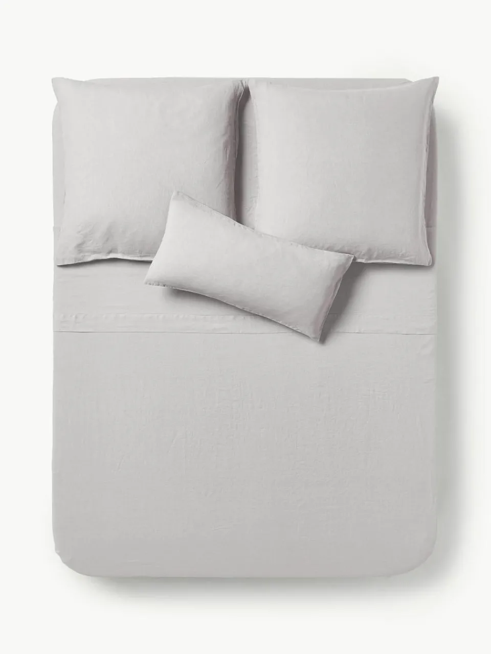 Gewassen linnen laken Airy^Westwing Collection Best
