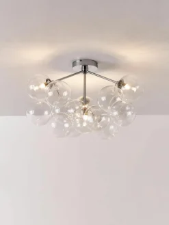 Glazen bollen plafondlamp Bubbles^Westwing Collection Sale