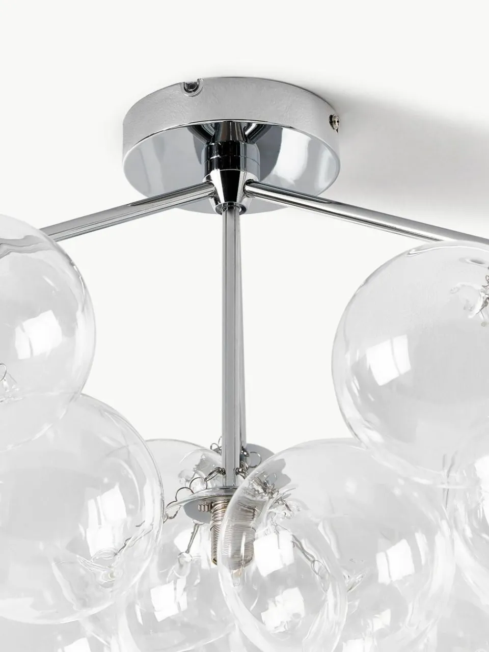Glazen bollen plafondlamp Bubbles^Westwing Collection Sale