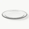 Glazen dinerborden Perles met randdecoratie, 3 stuks^Cote Table Hot