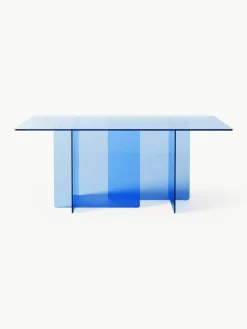 Glazen eettafel Anouk, 180 x 90 cm^Westwing Collection Fashion