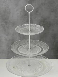 Glazen etagère Relief^Westwing Best