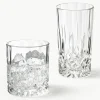 Glazen George met kristalreliëf, set van 8^Westwing Collection Clearance