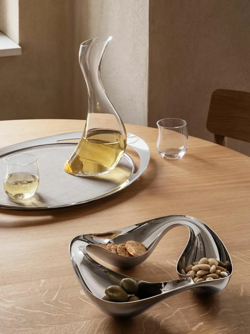 Glazen karaf Cobra in organische vorm, 750 ml^GEORG JENSEN New