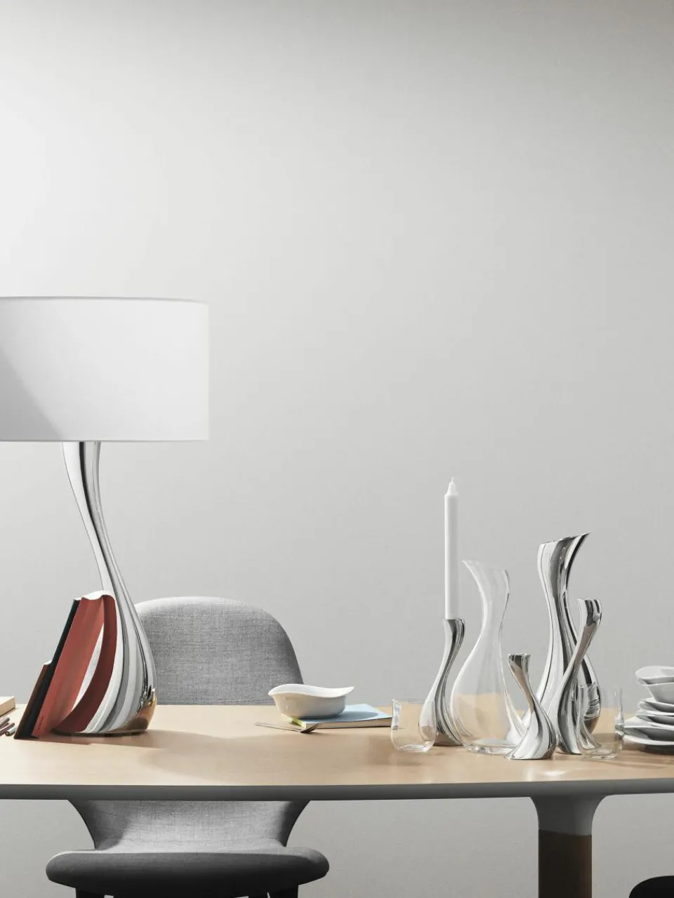 Glazen karaf Cobra in organische vorm, 750 ml^GEORG JENSEN New