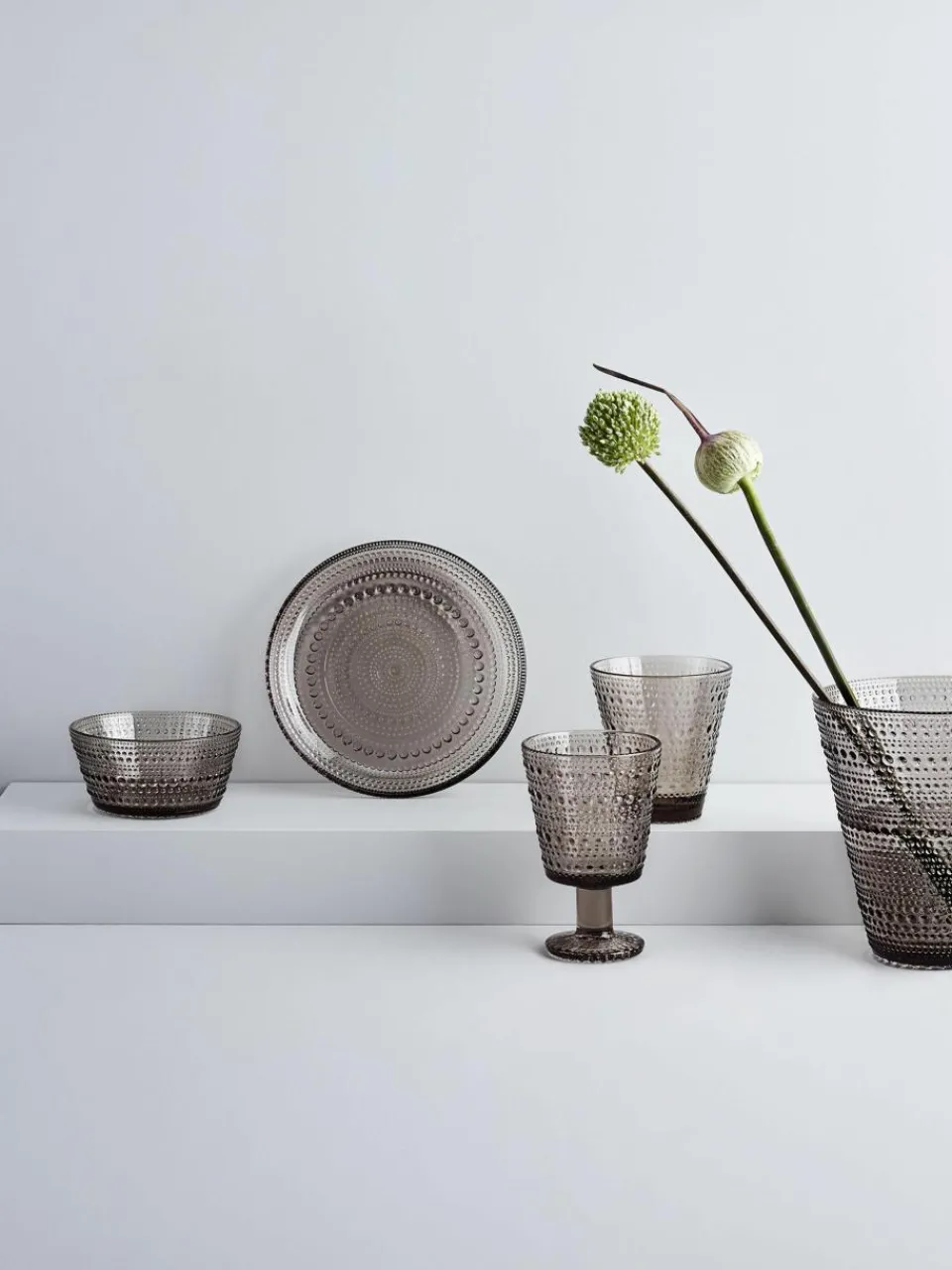 Glazen ontbijtbord Kastehelmi^iittala Hot