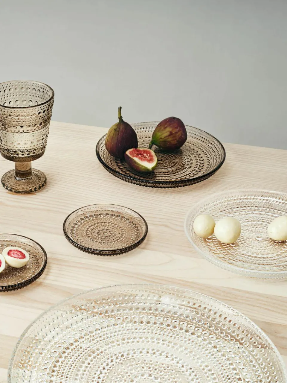 Glazen ontbijtbord Kastehelmi^iittala Hot