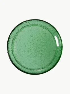 Glazen ontbijtborden The Emeralds, set van 2^HKLIVING Fashion
