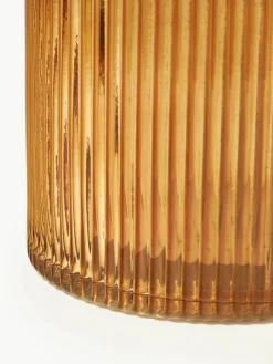 Glazen vaas Lija met geribbeld oppervlak, H 30 cm^Westwing Collection Best