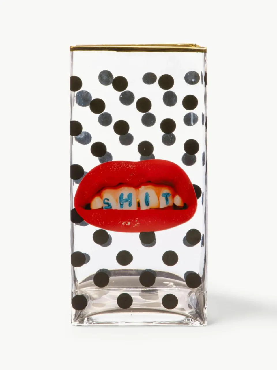 Glazen vaas Toiletpaper, H 30 cm^SELETTI Online