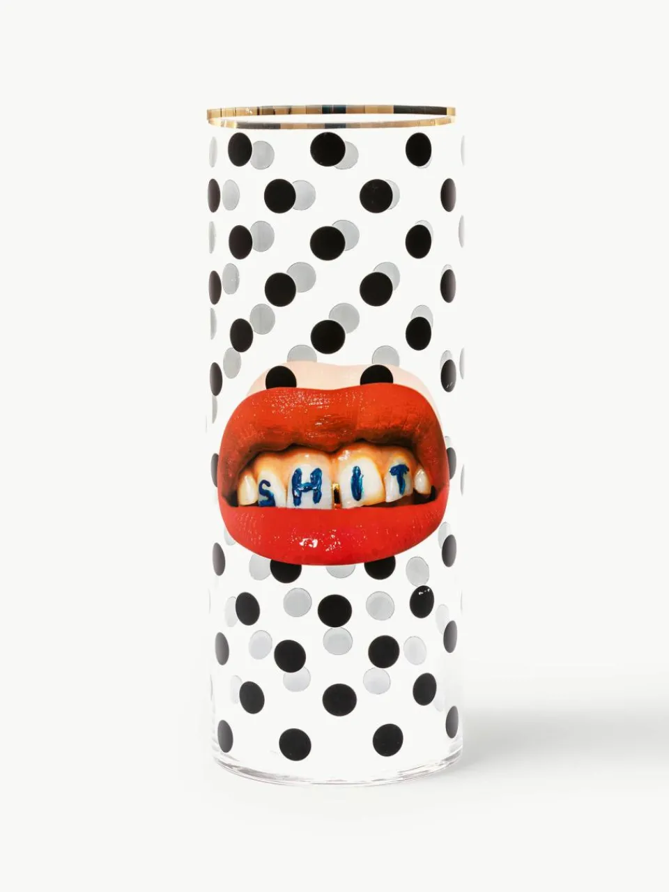 Glazen vaas Toiletpaper, H 50 cm^SELETTI Sale