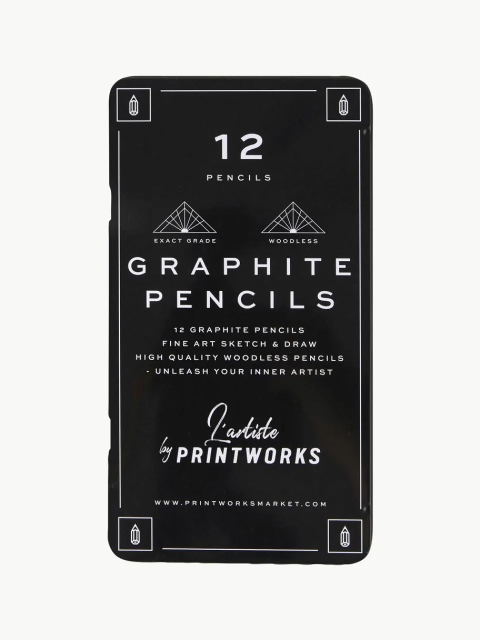 Grafietpotloden Graphite, 12-delig^Printworks Fashion