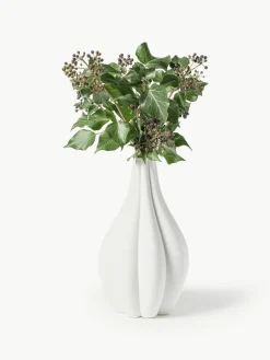 Grote 3D-geprinte Melody vaas van porselein, H 40 cm^Westwing Collection Clearance
