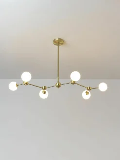 Grote hanglamp Aurelia van opaalglas^Westwing Collection Online