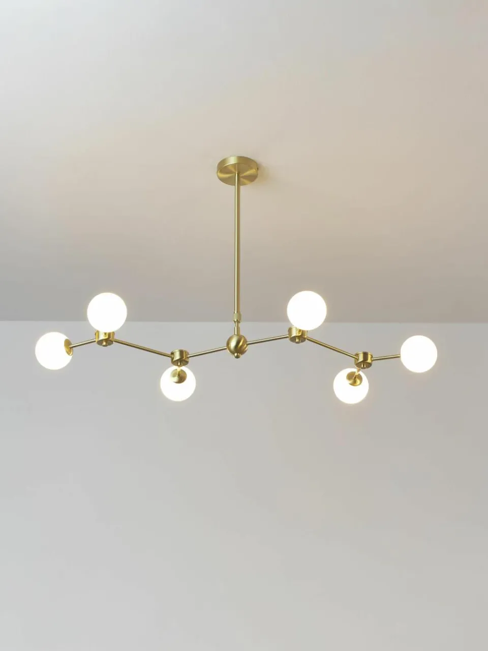 Grote hanglamp Aurelia van opaalglas^Westwing Collection Online