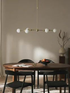 Grote hanglamp Aurelia van opaalglas^Westwing Collection Online