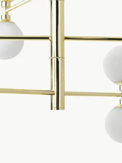 Grote hanglamp Grover met opaal glazen bollen^Westwing Collection Fashion