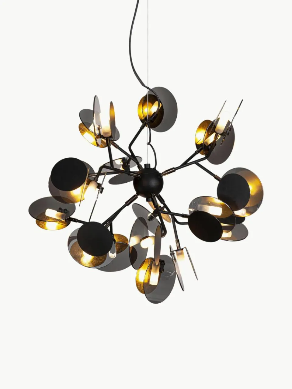 Grote LED hanglamp Turno met diffusorschijven^By Rydens Outlet
