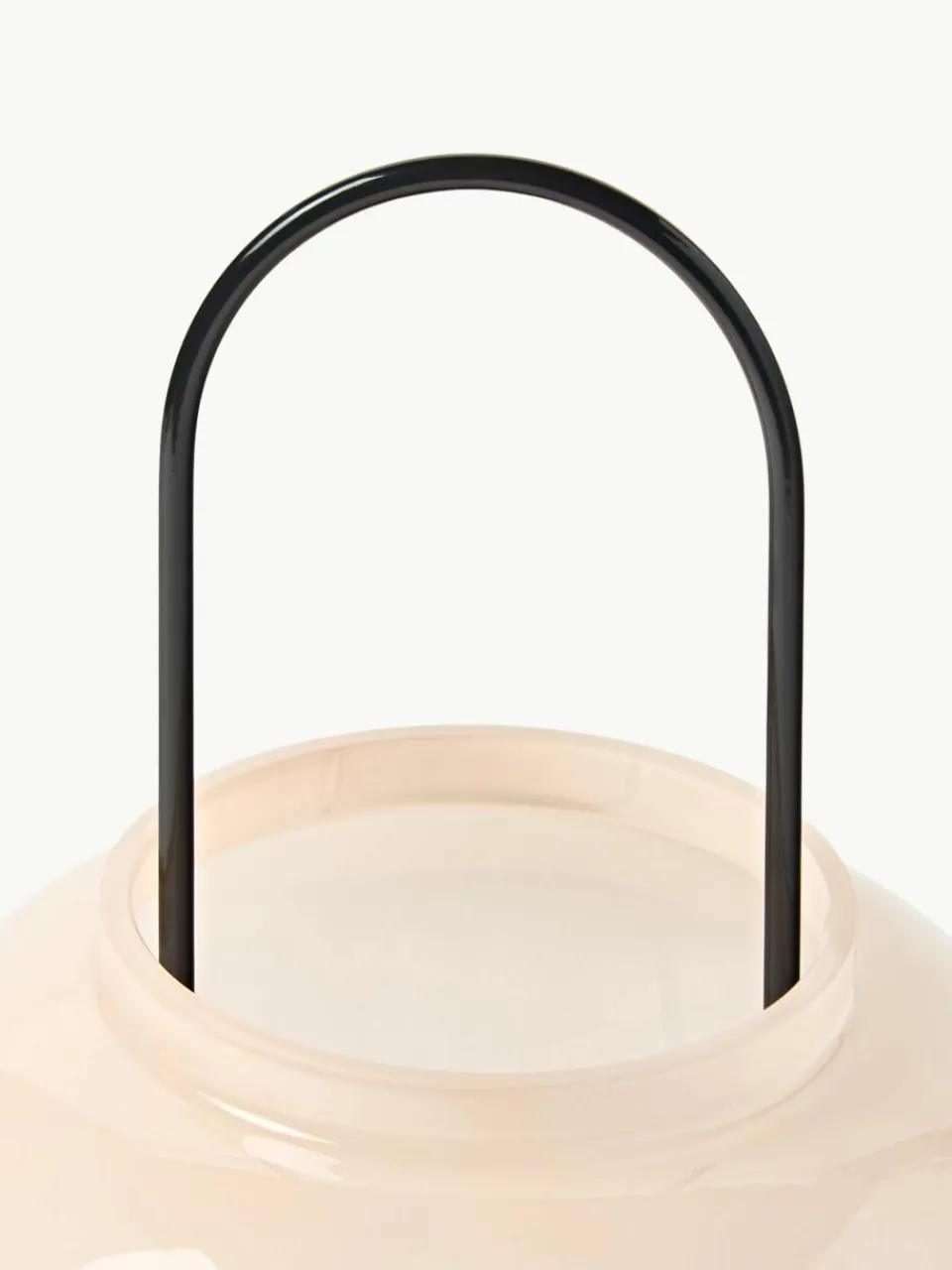 Grote mondgeblazen lantaarn Lumino, H 35 cm^Westwing Collection New