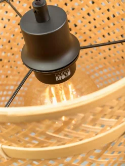 Grote vloerlamp Bhutan van bamboehout^Good & Mojo Outlet