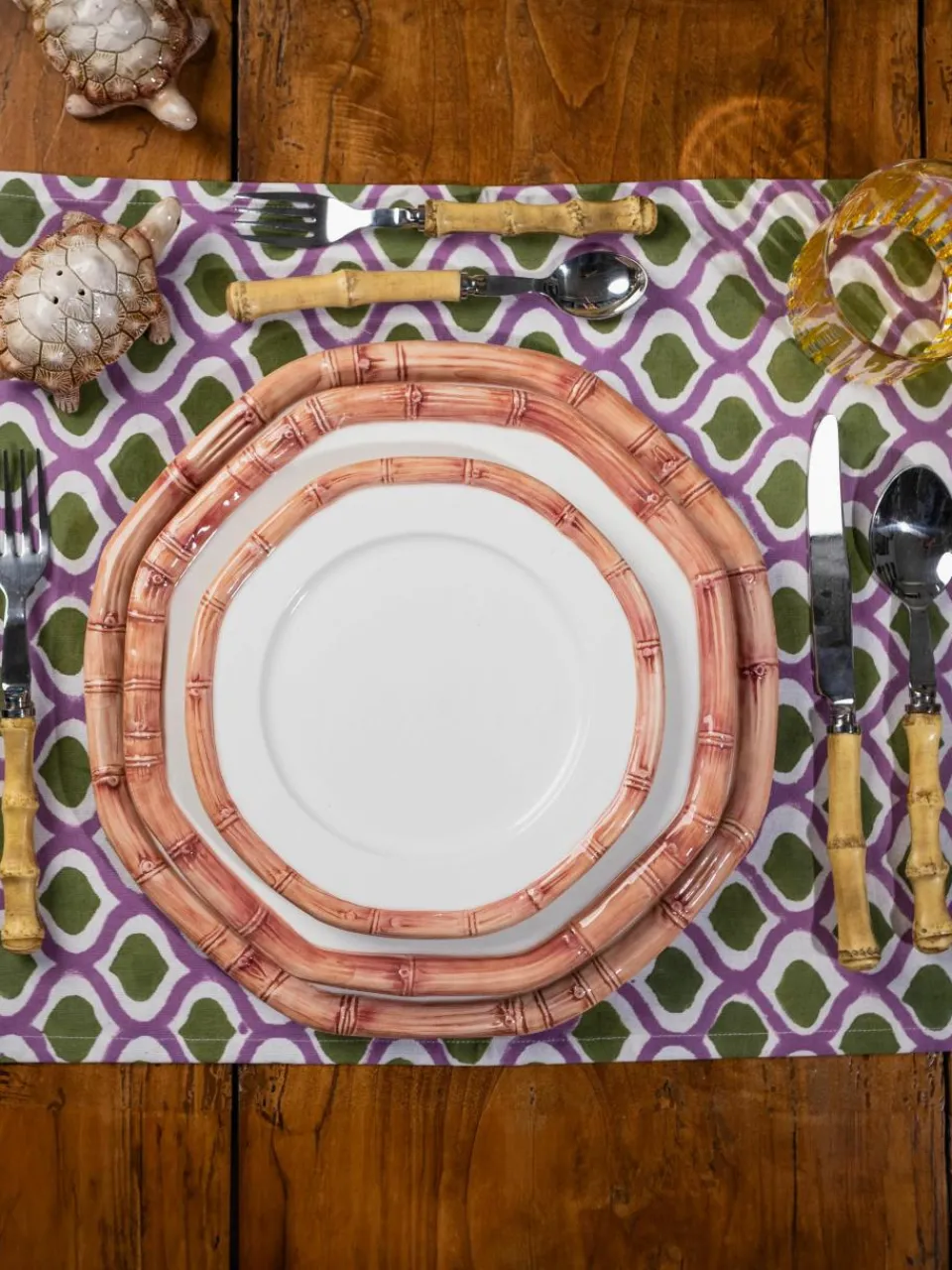 Handbedrukte stoffen servetten Azra, 4 stuks^Westwing Fashion