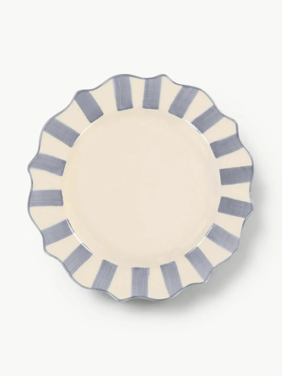 Handbeschilderd ontbijtbord Lilac Scalloped^Anna + Nina Discount