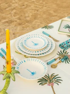 Handbeschilderd ontbijtbord The Palms^Westwing Sale