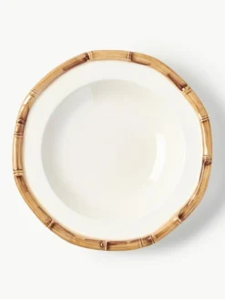 Handbeschilderd soepbord Bamboo^Westwing Hot