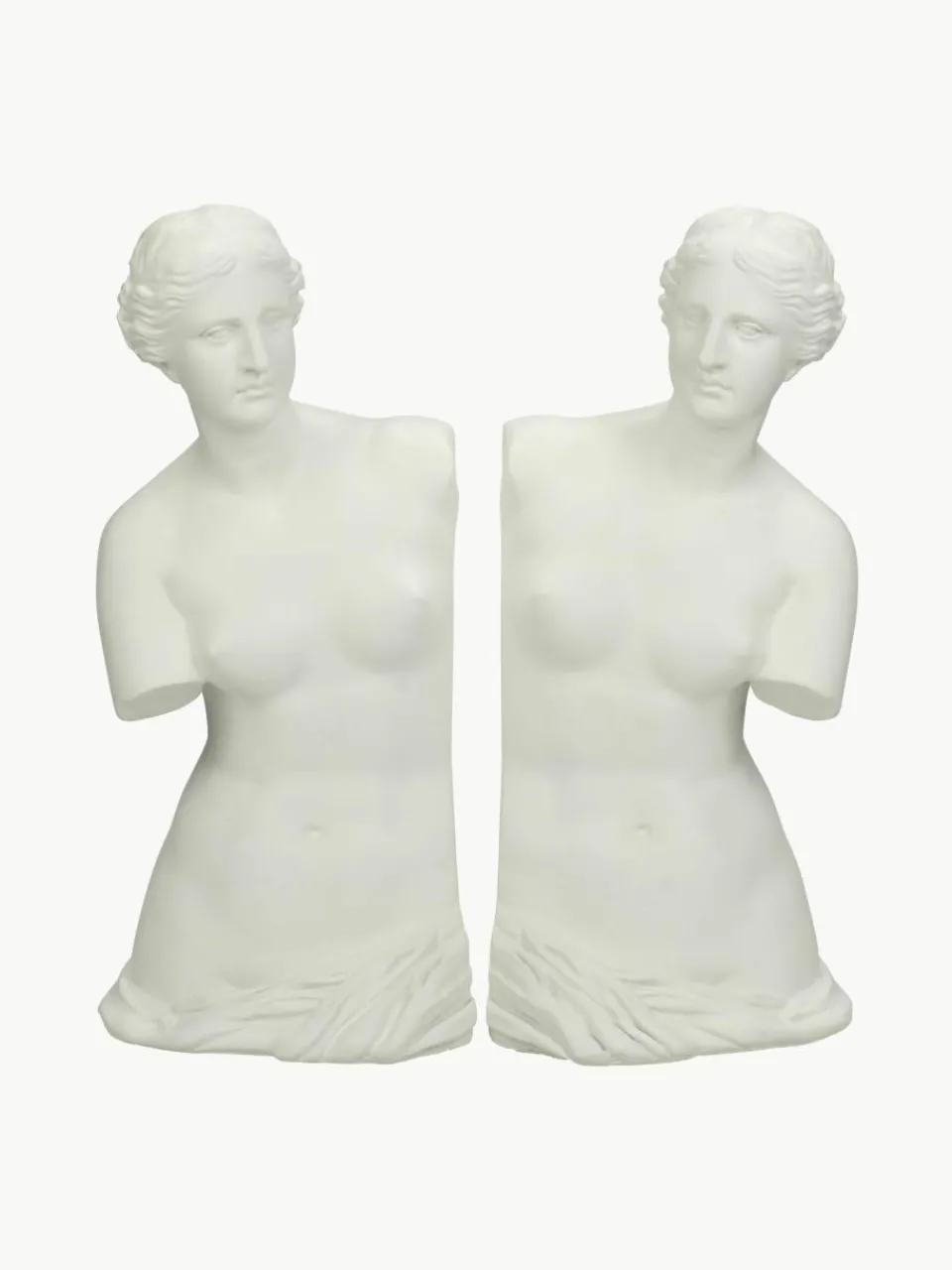 Handbeschilderde boekensteun Venus, 2 stuks^Westwing Best