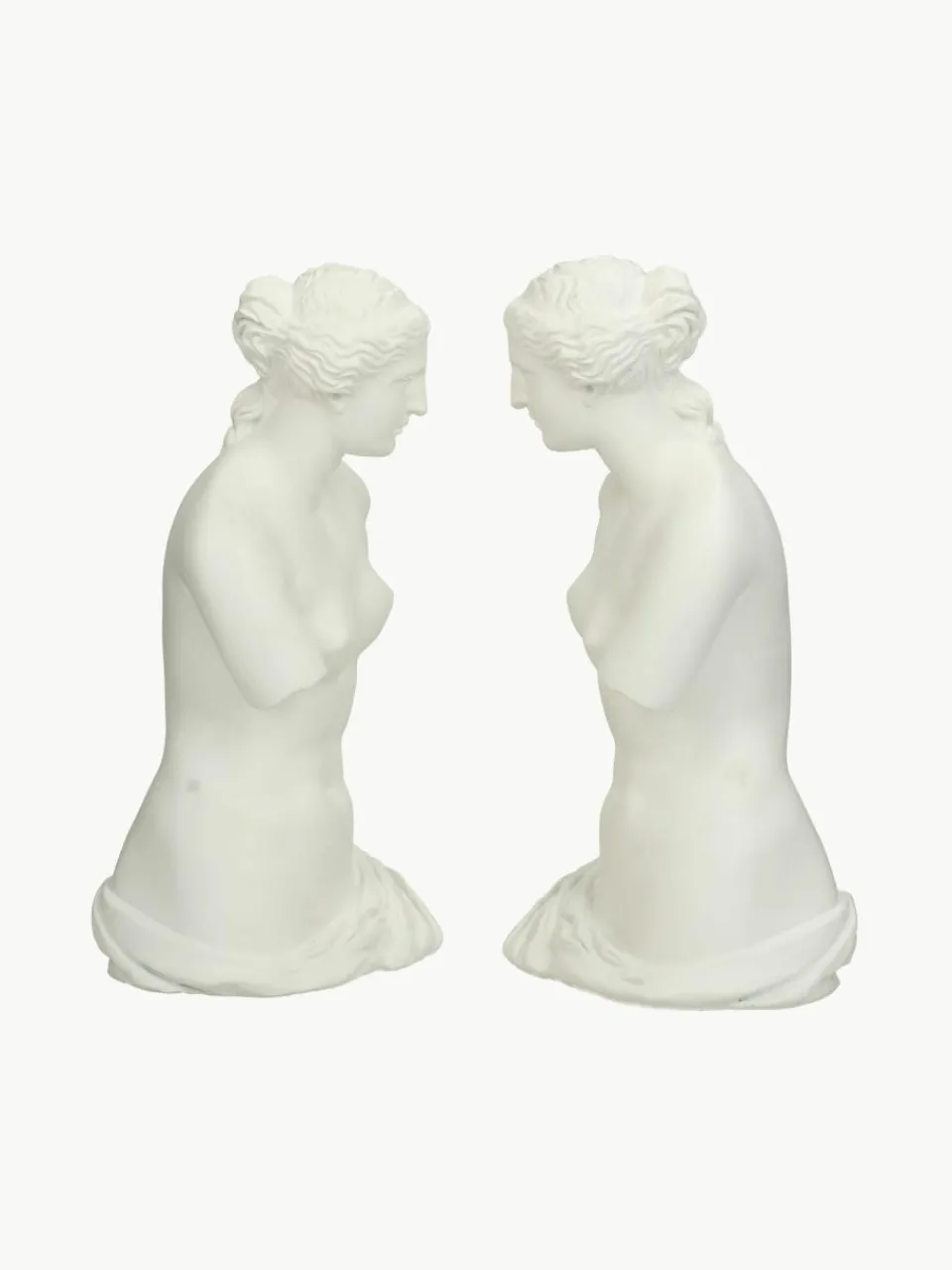 Handbeschilderde boekensteun Venus, 2 stuks^Westwing Best