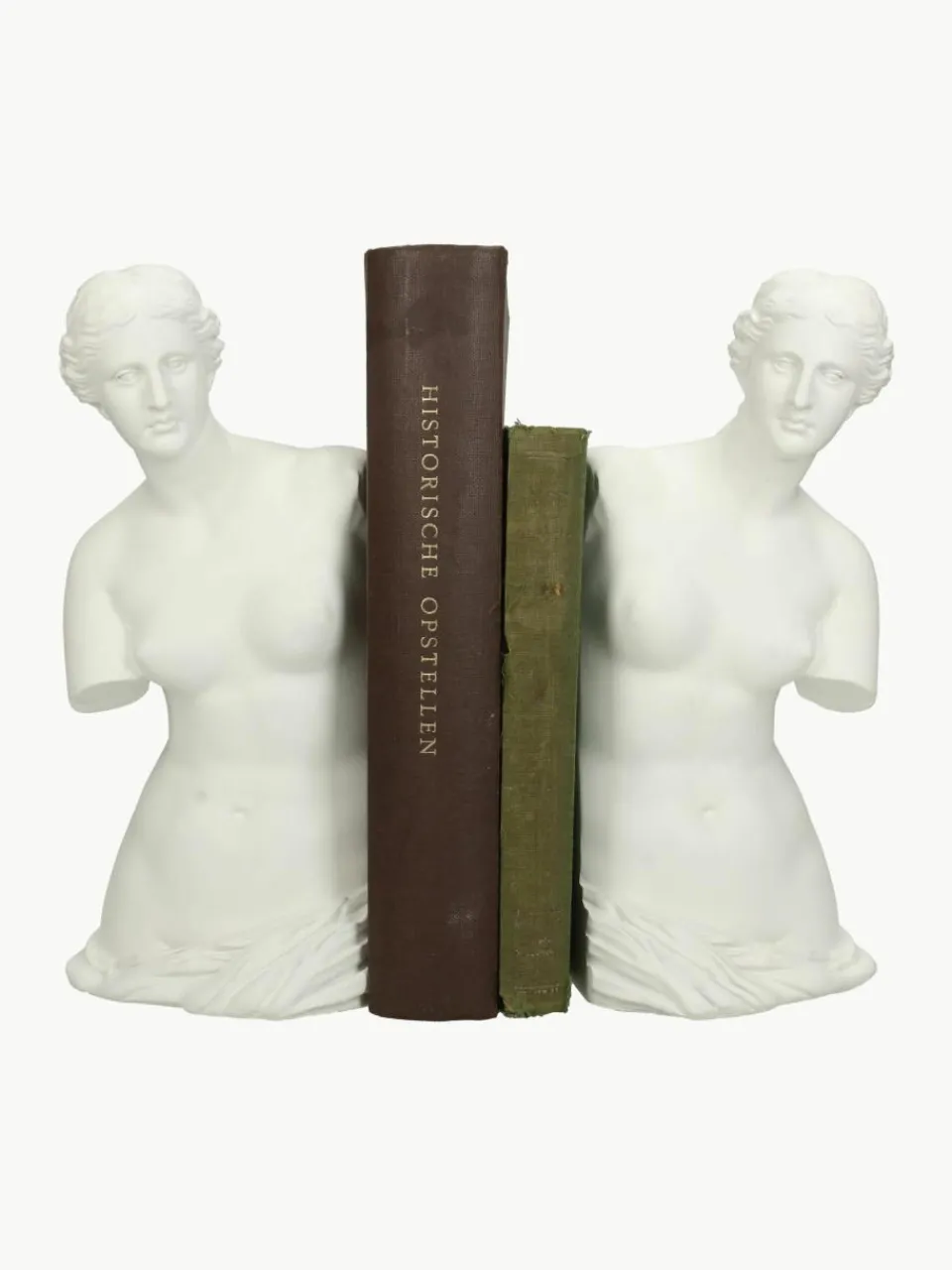 Handbeschilderde boekensteun Venus, 2 stuks^Westwing Best