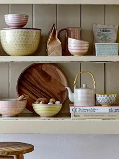 Handbeschilderde botervloot Patrizia^Bloomingville Sale