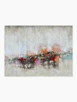 Handbeschilderde canvasdoek Orizzonte di Colori^Agave Discount
