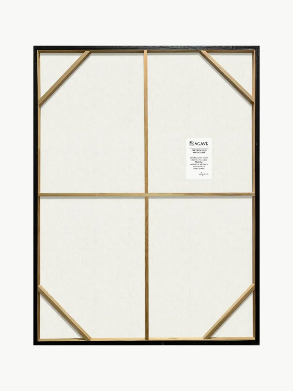 Handbeschilderde canvasdoek Balance^Agave Fashion