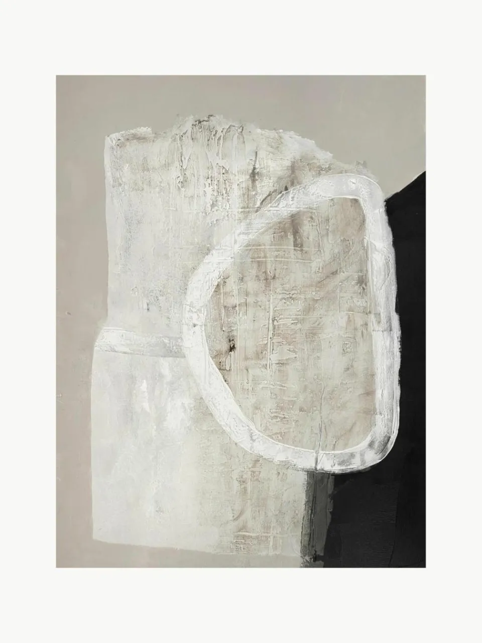 Handbeschilderde canvasdoek White Stone^Malerifabrikken Fashion