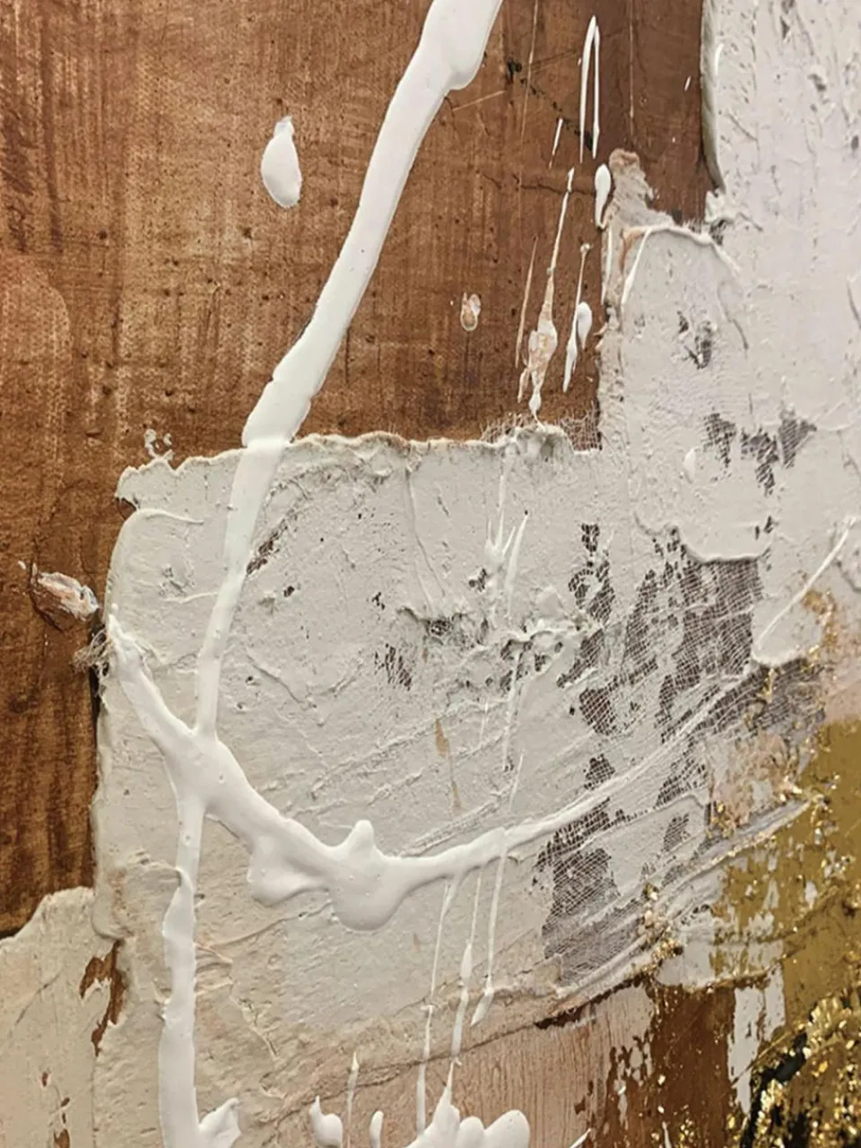 Handbeschilderde canvasdoek Rust^Agave Online