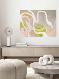 Handbeschilderde canvasdoek Light Line^Malerifabrikken Hot