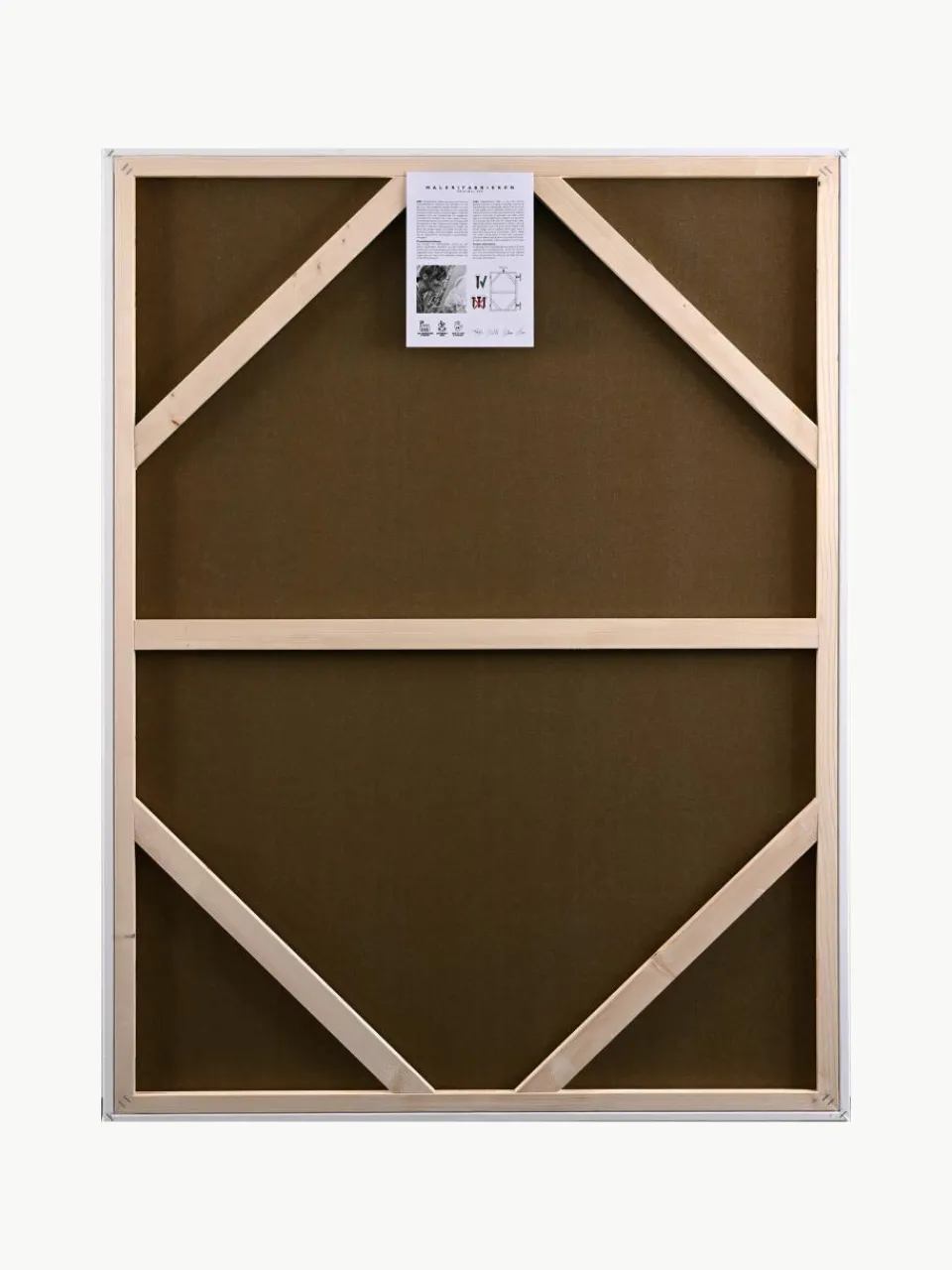 Handbeschilderde canvasdoek Edge Blue^Malerifabrikken Fashion