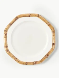 Handbeschilderde dinerborden Bamboo^Westwing Fashion