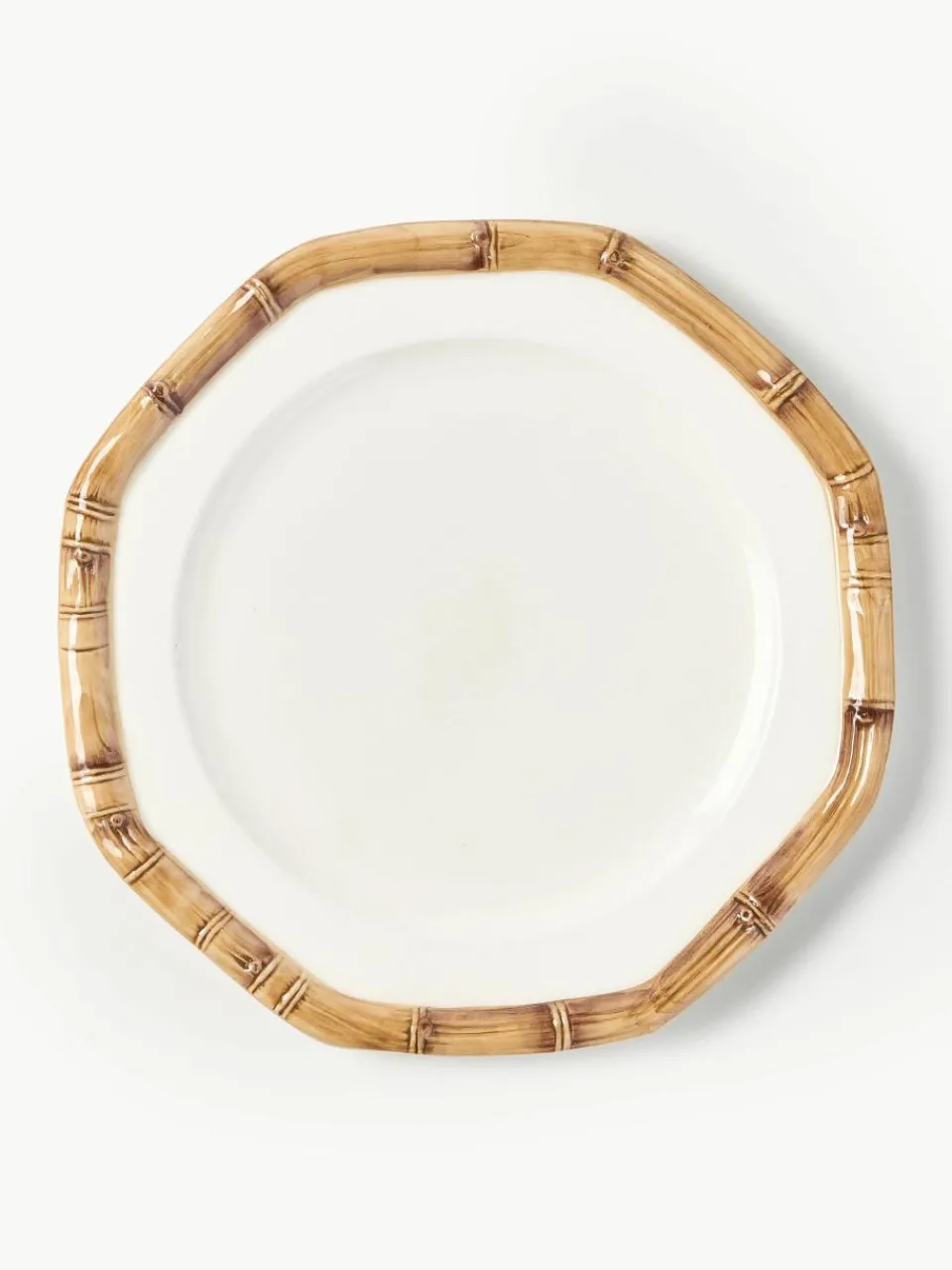 Handbeschilderde dinerborden Bamboo^Westwing Fashion
