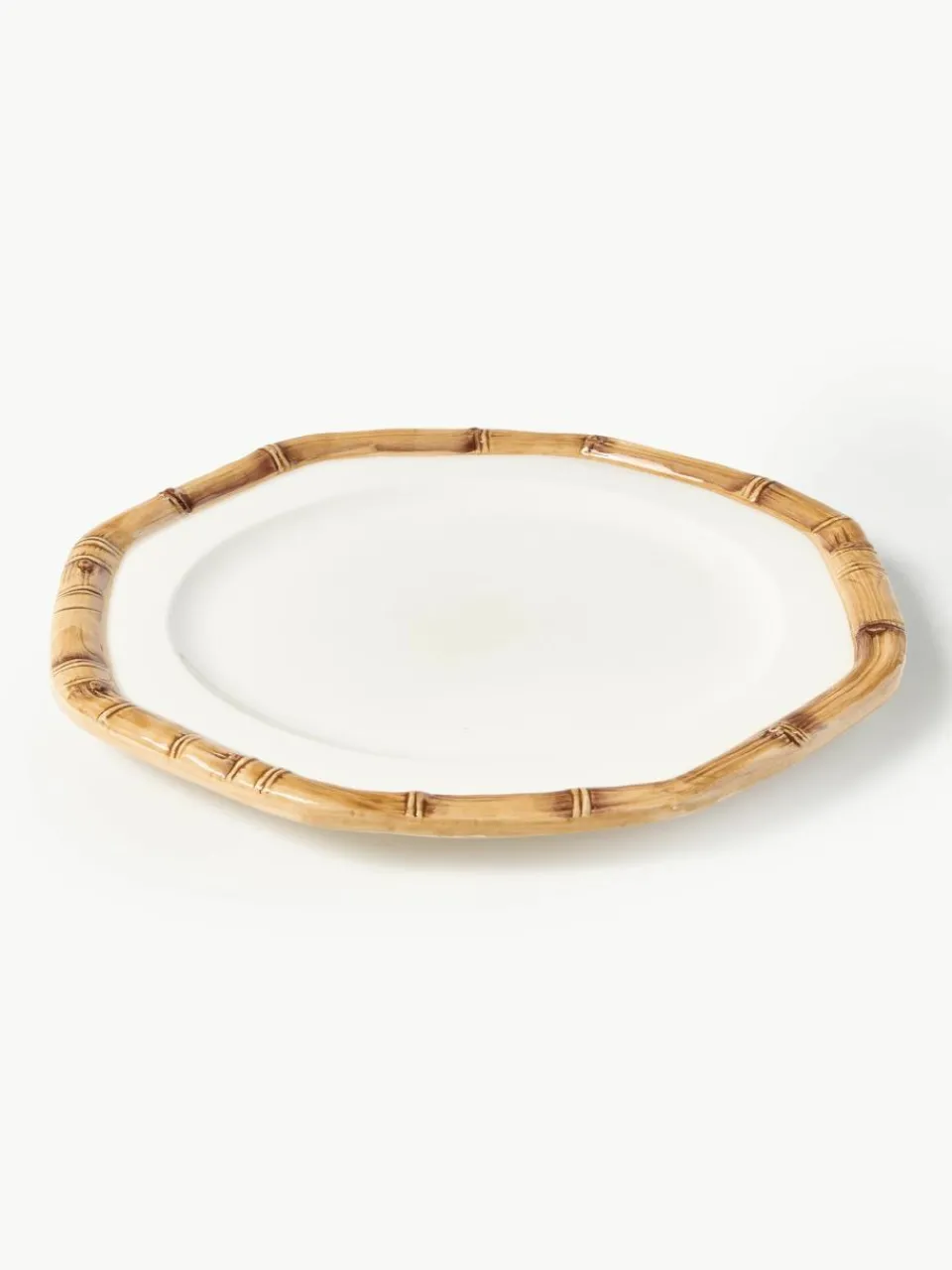 Handbeschilderde dinerborden Bamboo^Westwing Fashion