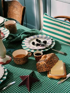 Handbeschilderde espresso kopjes Leopard, 2 stuks^Anna + Nina Outlet