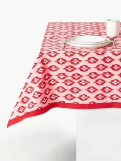 Handbeschilderde katoenen tafelkleed Atahan^Westwing Fashion