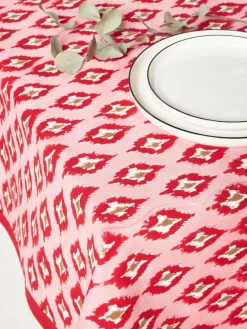 Handbeschilderde katoenen tafelkleed Atahan^Westwing Fashion