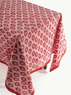 Handbeschilderde katoenen tafelkleed Atahan^Westwing Fashion